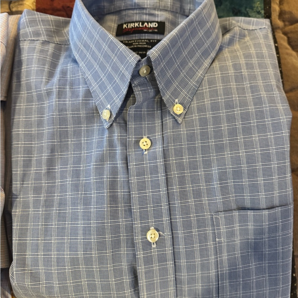 Men’s Kirkland Signature Button Down Dress Shirts - Set of 7 - $50 - Picture 9 of 9